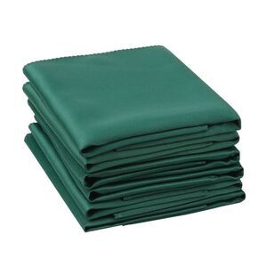 6 Pack Sateen Napkins for Restaurant Wedding Banquet 20x20inch Green